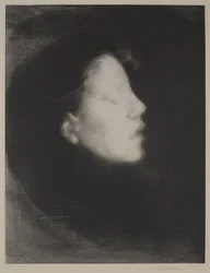 Nelly Carriere (Tete de femme), 1895 (litografia kudottupaperille)